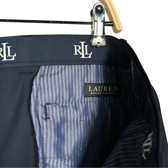 RALPH LAUREN Tailored Performance Stretch Slim Straight Pants - Picture 11 of 12